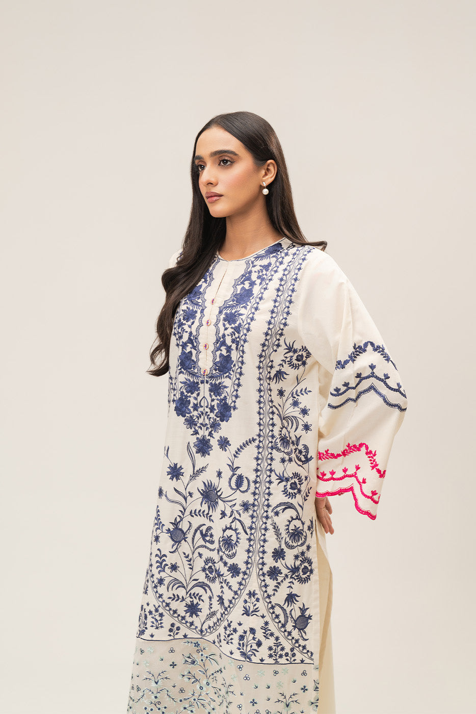 2 PIECE EMBROIDERED LAWN SUIT (PRET)