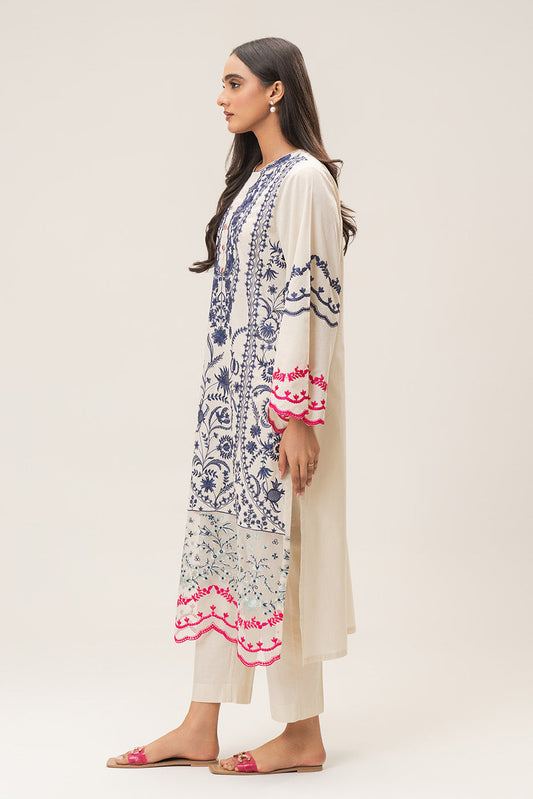 2 PIECE EMBROIDERED LAWN SUIT (PRET)