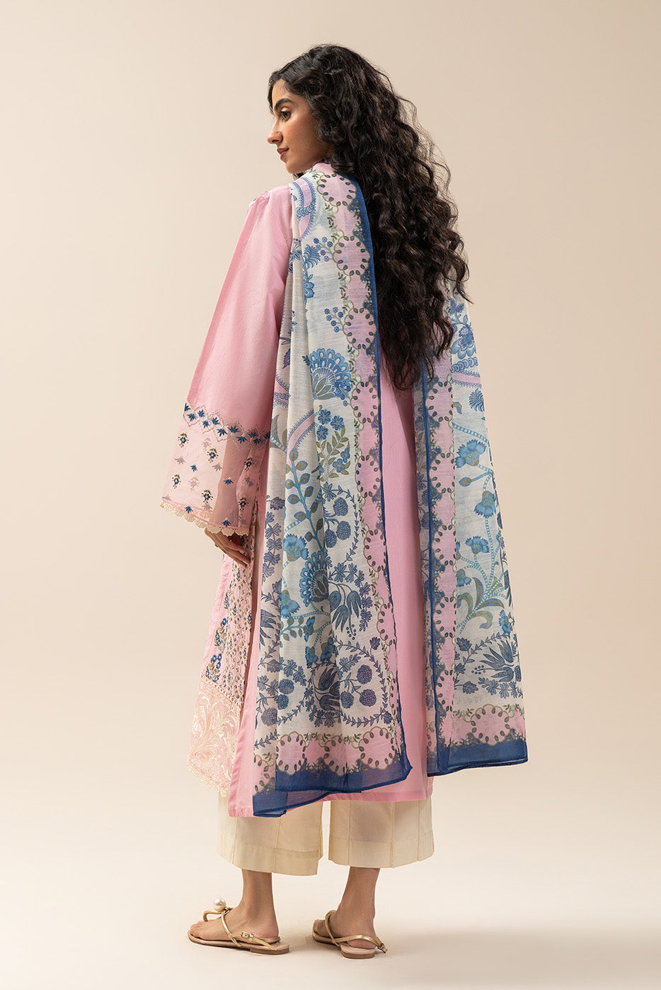 2 PIECE EMBROIDERED LAWN SUIT (PRET)