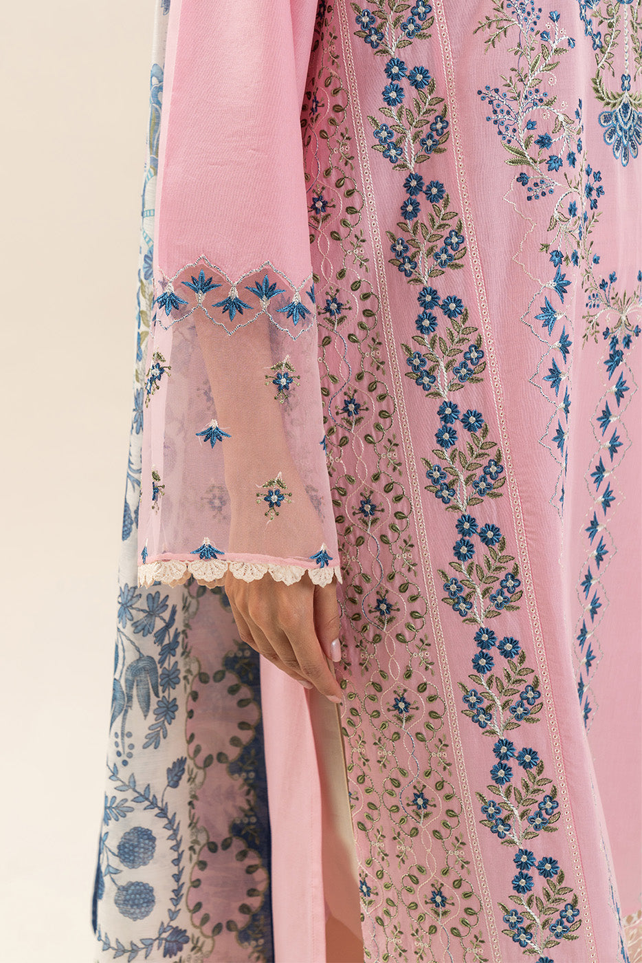 2 PIECE EMBROIDERED LAWN SUIT (PRET)