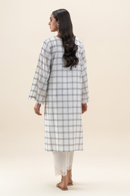 EMBROIDERED YARN DYED JACQUARD SHIRT (PRET)
