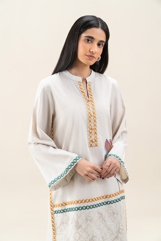 2 PIECE EMBROIDERED LAWN SUIT (PRET)