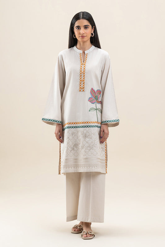 2 PIECE EMBROIDERED LAWN SUIT (PRET)