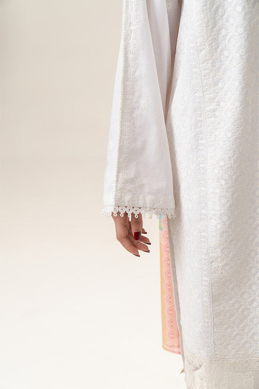 3 PIECE EMBROIDERED LAWN SUIT (PRET)