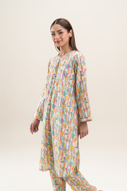 2 PIECE PRINTED LAWN SUIT (PRET)