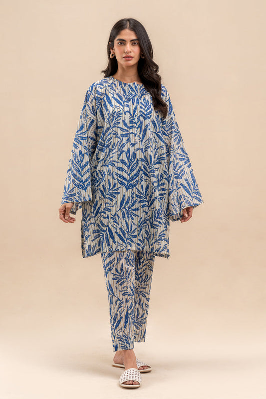 2 PIECE PRINTED LAWN SUIT (PRET)