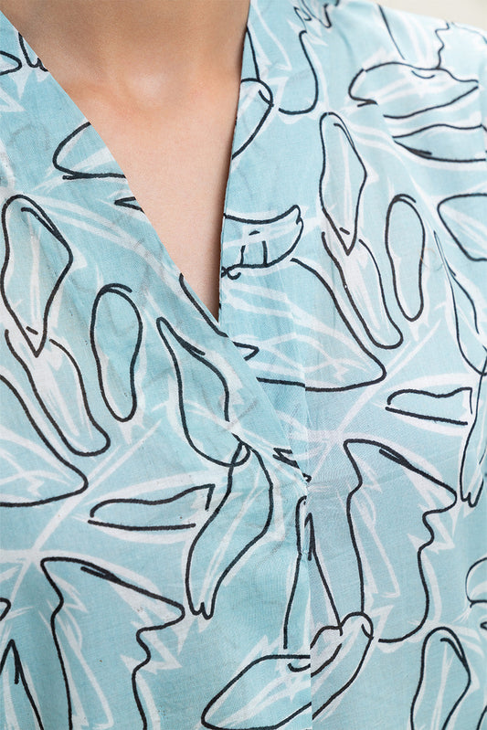 PRINTED LAWN SHIRT (PRET)