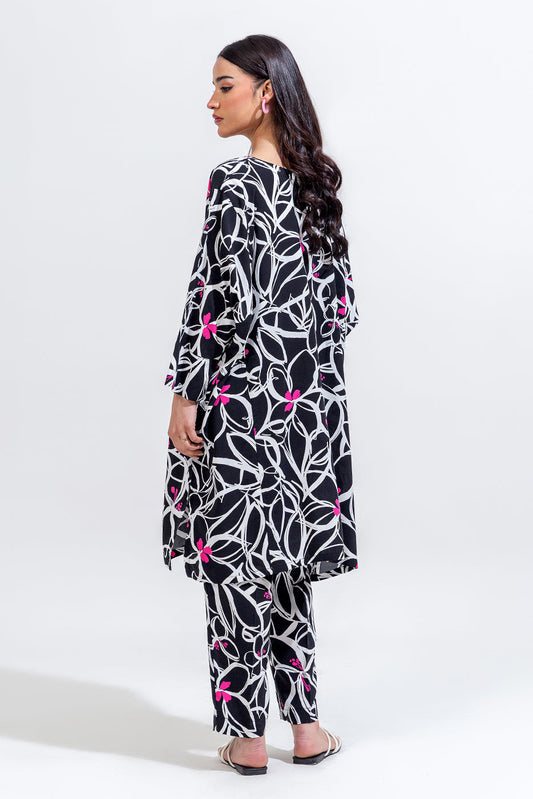 2 PIECE PRINTED VISCOSE SUIT (PRET)