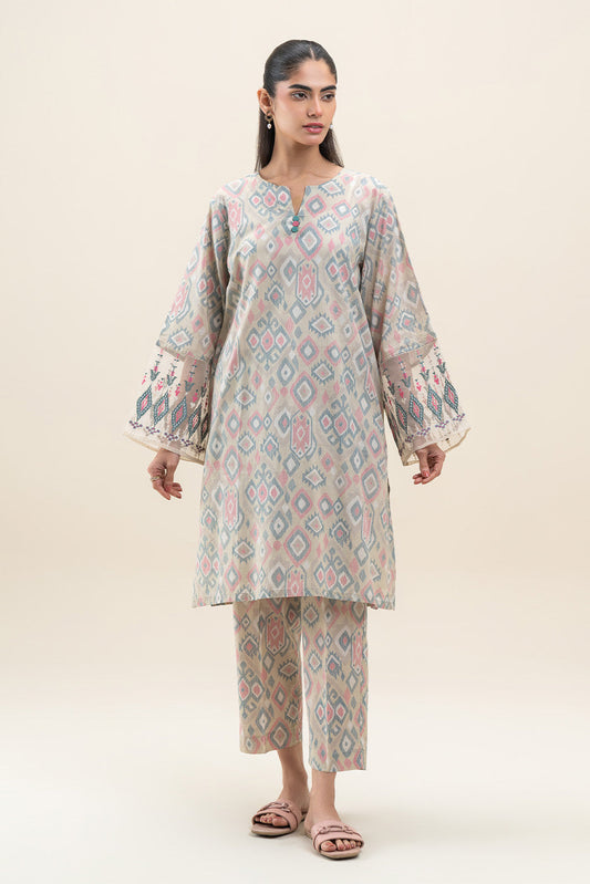 2 PIECE PRINTED LAWN SUIT (PRET)