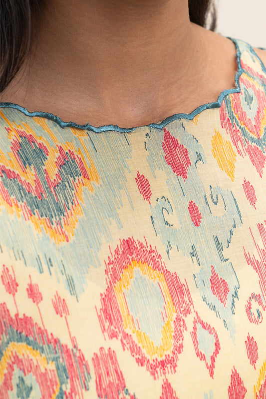2 PIECE PRINTED LAWN SUIT (PRET)