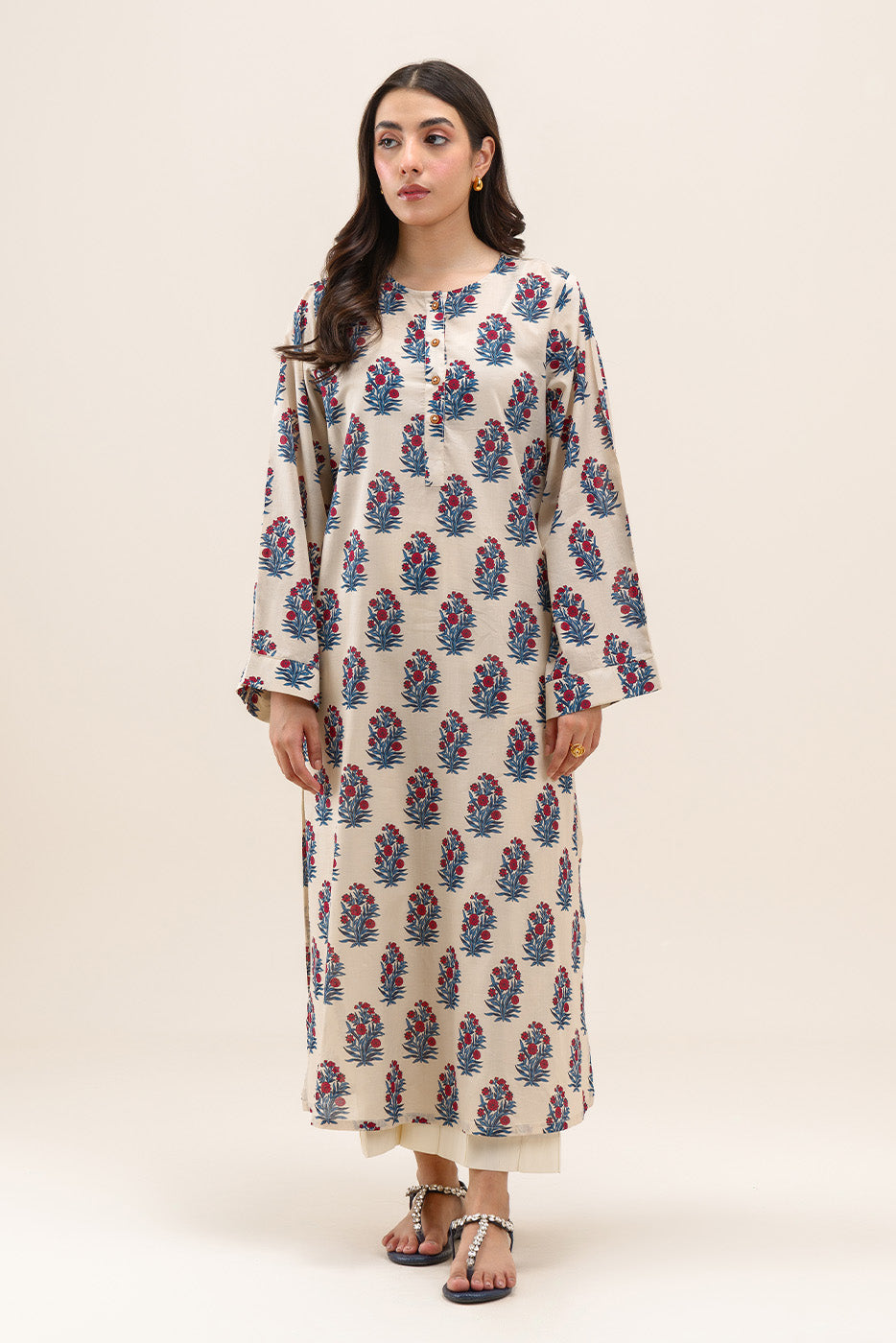 PRINTED LAWN SHIRT (PRET)