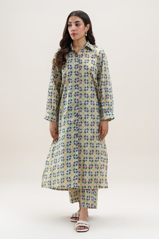 2 PIECE PRINTED LAWN SUIT (PRET)