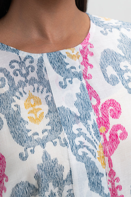 2 PIECE PRINTED LAWN SUIT (PRET)