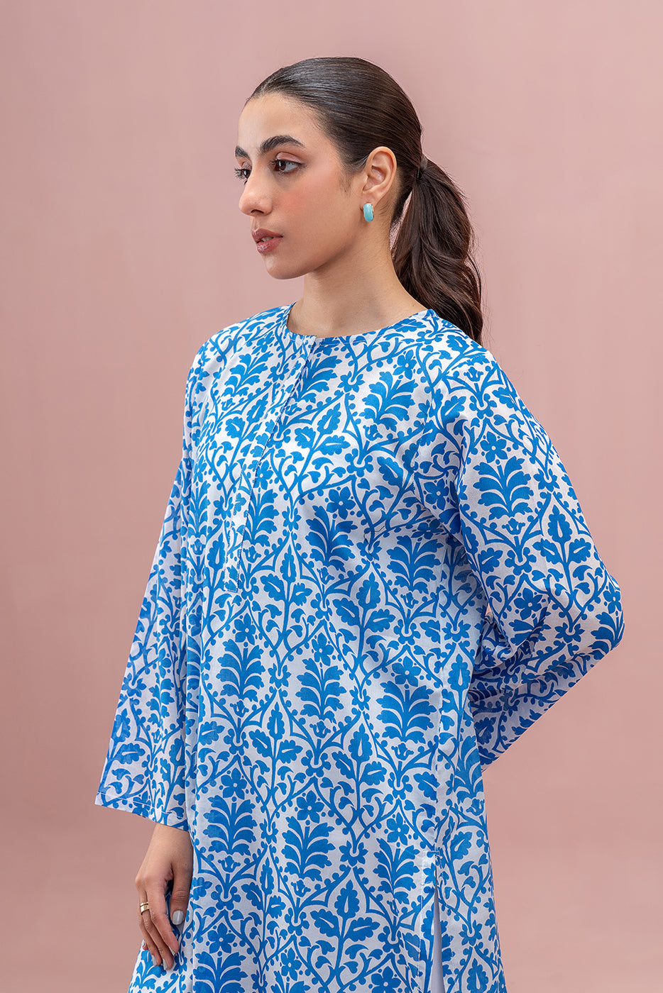 PRINTED LAWN SHIRT (PRET)