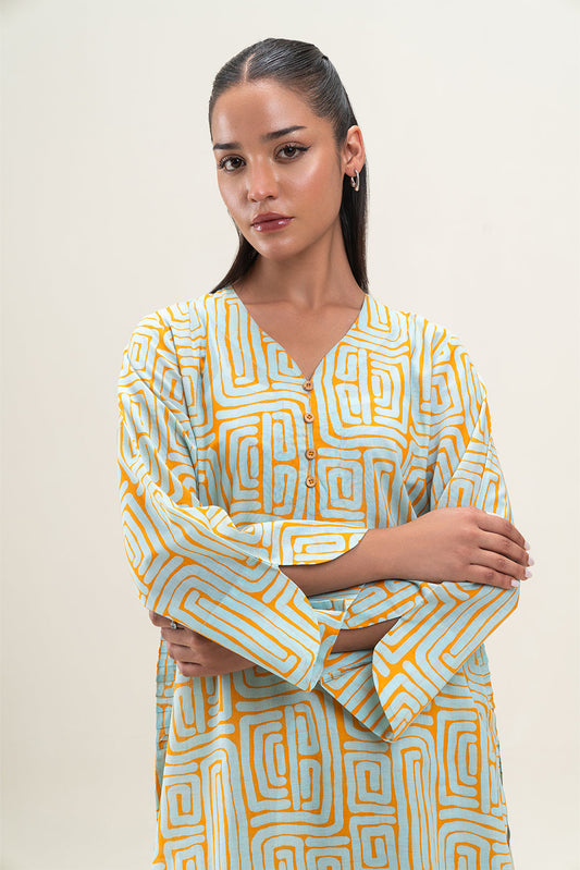 2 PIECE PRINTED LAWN SUIT (PRET)