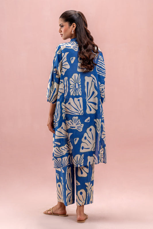 2 PIECE PRINTED LAWN SUIT (PRET)