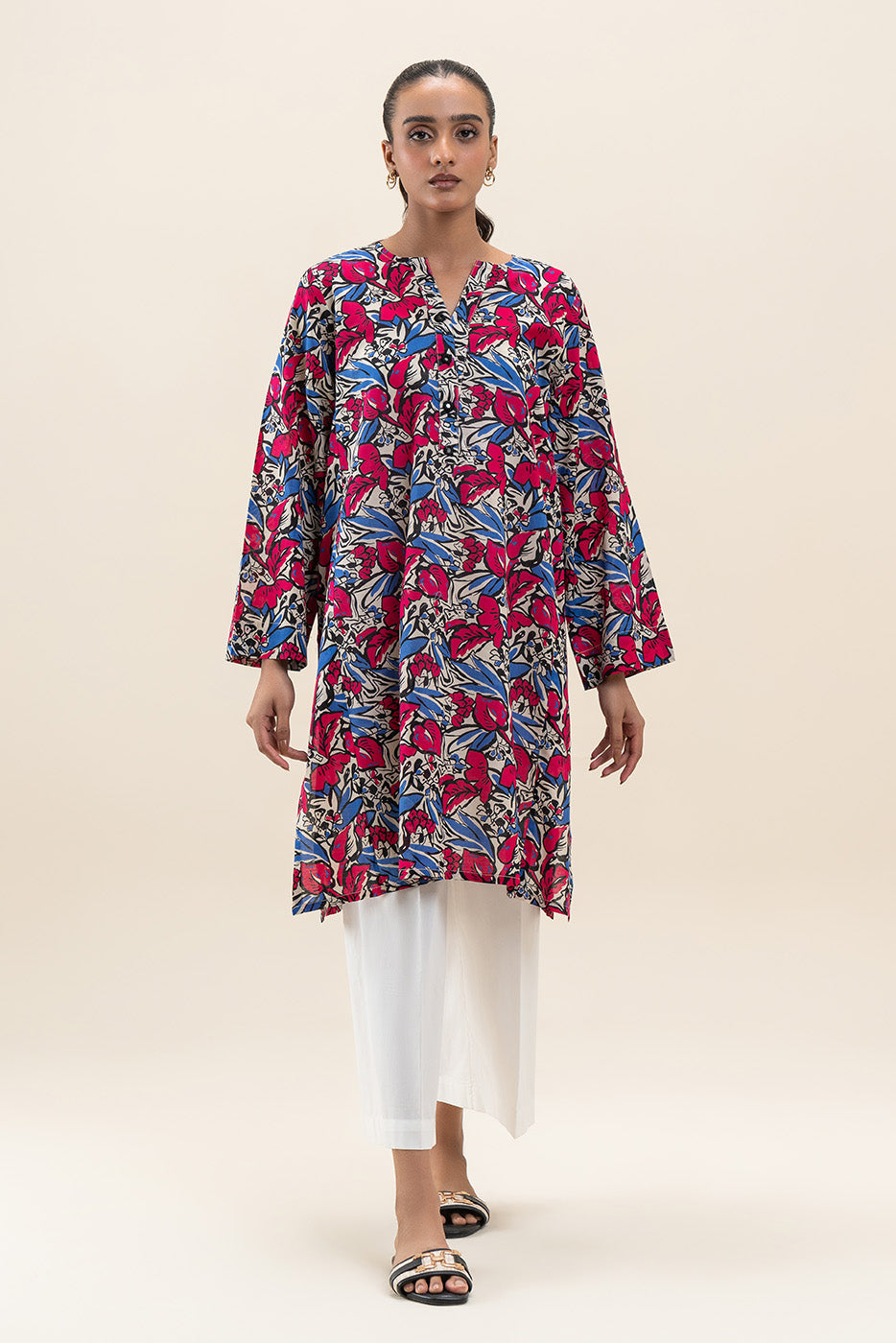 PRINTED LAWN SHIRT (PRET)