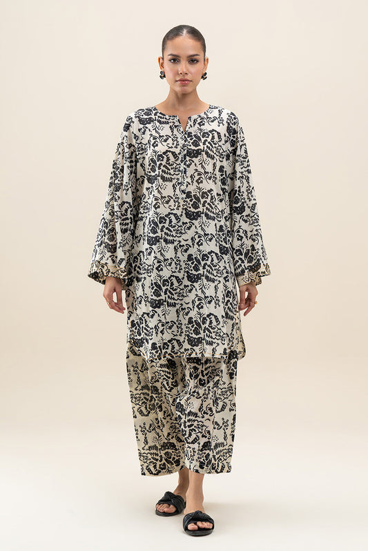2 PIECE PRINTED LAWN SUIT (PRET)