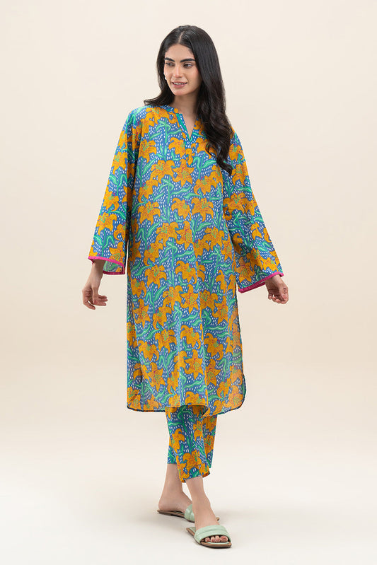 2 PIECE PRINTED LAWN SUIT (PRET)