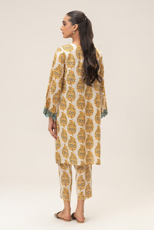 2 PIECE EMBROIDERED LAWN SUIT (PRET)