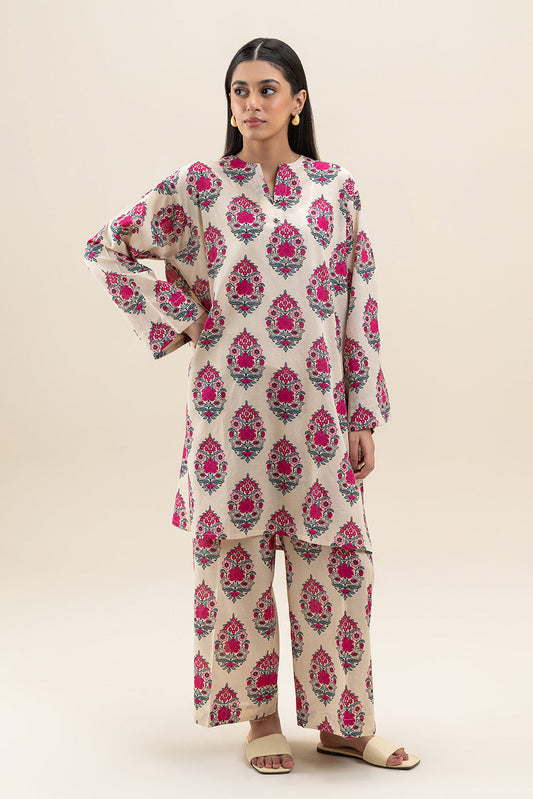 2 PIECE PRINTED LAWN SUIT (PRET)