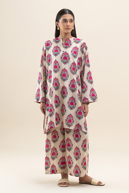 2 PIECE PRINTED LAWN SUIT (PRET)