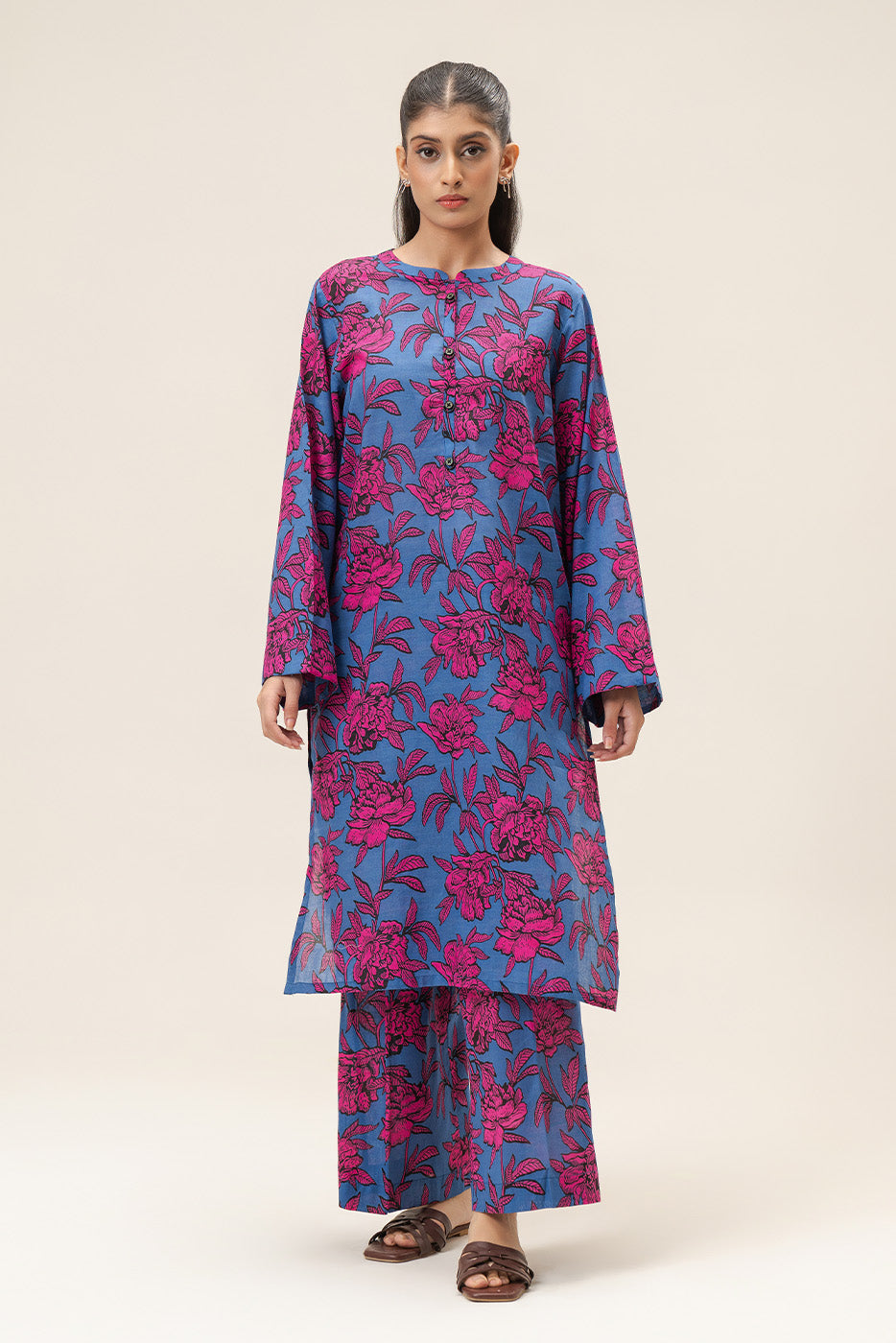 2 PIECE PRINTED LAWN SUIT (PRET)