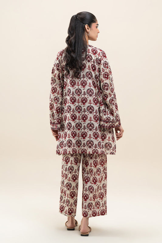 2 PIECE PRINTED LAWN SUIT (PRET)