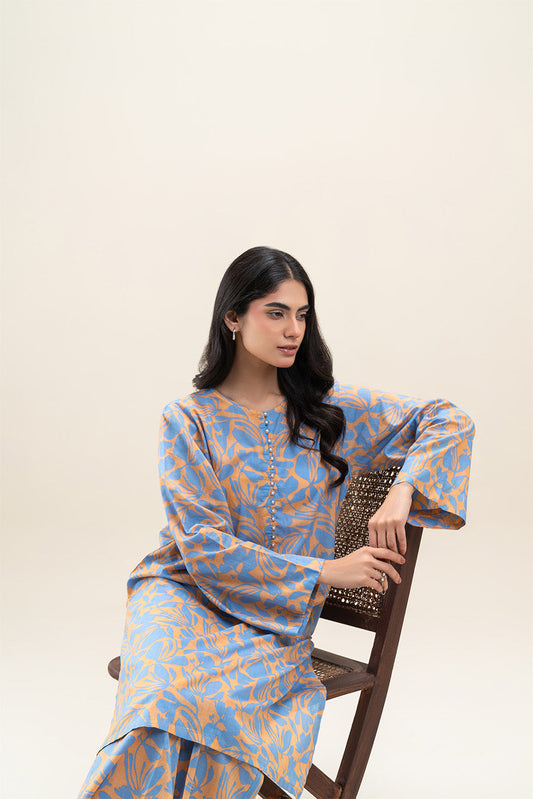 2 PIECE PRINTED LAWN SUIT (PRET)