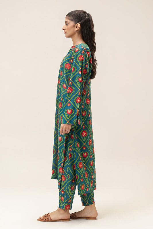 2 PIECE PRINTED LAWN SUIT (PRET)