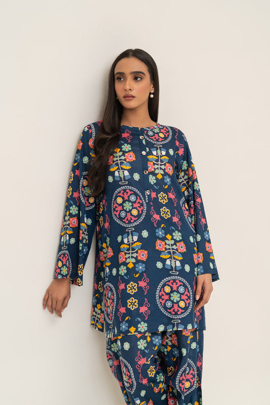 2 PIECE PRINTED LAWN SUIT (PRET)