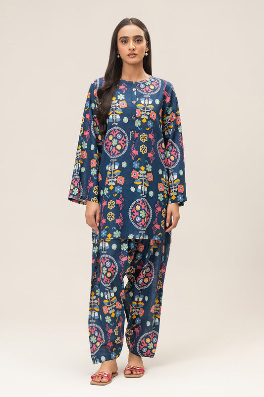 2 PIECE PRINTED LAWN SUIT (PRET)