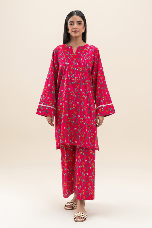 2 PIECE PRINTED LAWN SUIT (PRET)