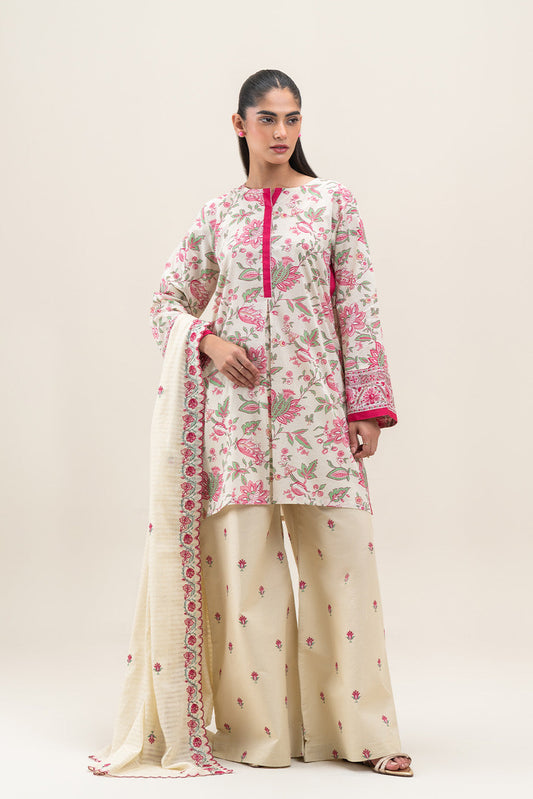 3 PIECE EMBROIDERED LAWN LAWN SUIT-JACOBEAN FANTASY (UNSTITCHED)