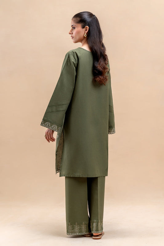 2 PIECE EMBROIDERED LAWN SUIT-TEAL GLEAM (UNSTITCHED)