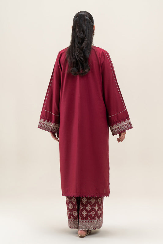 2 PIECE EMBROIDERED LAWN LAWN SUIT-GARNET VERVE (UNSTITCHED)