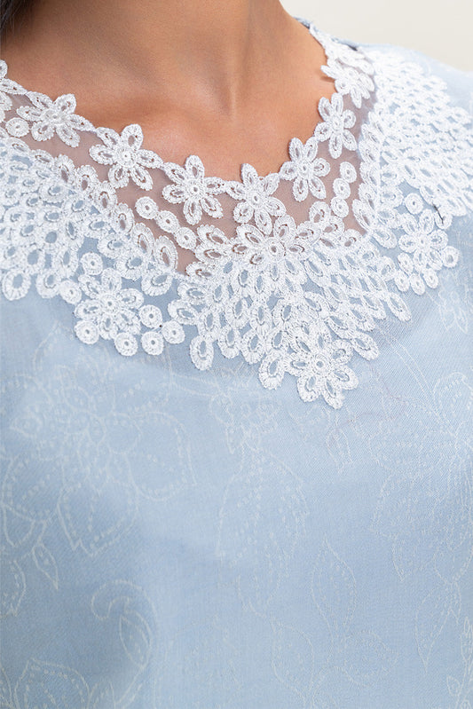 2 PIECE EMBROIDERED YAN DYED JACQUARD SUIT-SERENE GLACIER (UNSTITCHED)