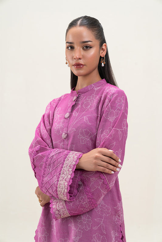 2 PIECE EMBROIDERED YAN DYED JACQUARD SUIT-COSMOS PINK (UNSTITCHED)