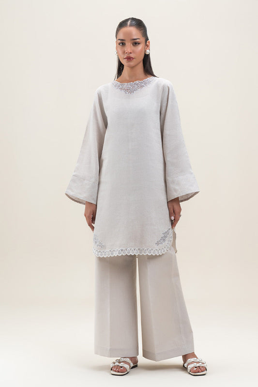 2 PIECE EMBROIDERED YAN DYED JACQUARD SUIT-NORTHERN SKY (UNSTITCHED)