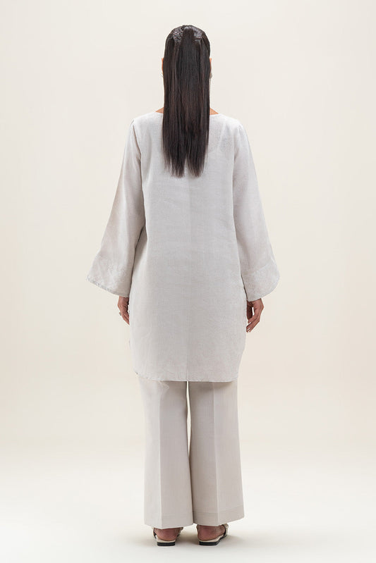 2 PIECE EMBROIDERED YAN DYED JACQUARD SUIT-NORTHERN SKY (UNSTITCHED)