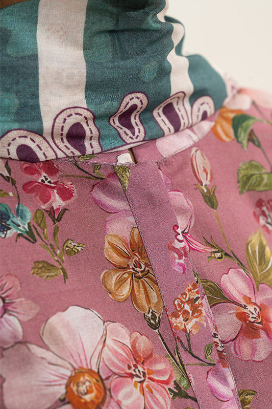 3 PIECE PRINTED LAWN SUIT-CASHMERE GARDEN (UNSTITCHED)
