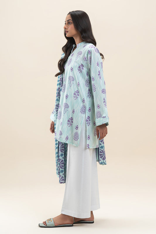 2 PIECE PRINTED LAWN SUIT-ARCTIC VISION (UNSTITCHED)