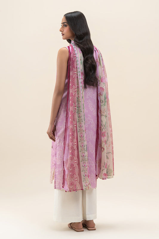 2 PIECE EMBROIDERED LAWN SUIT-SUBTLE BLOOM (UNSTITCHED)