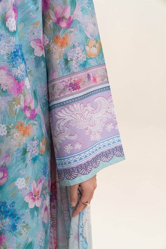 3 PIECE PRINTED LAWN SUIT-CANDY BLOOM (UNSTITCHED)