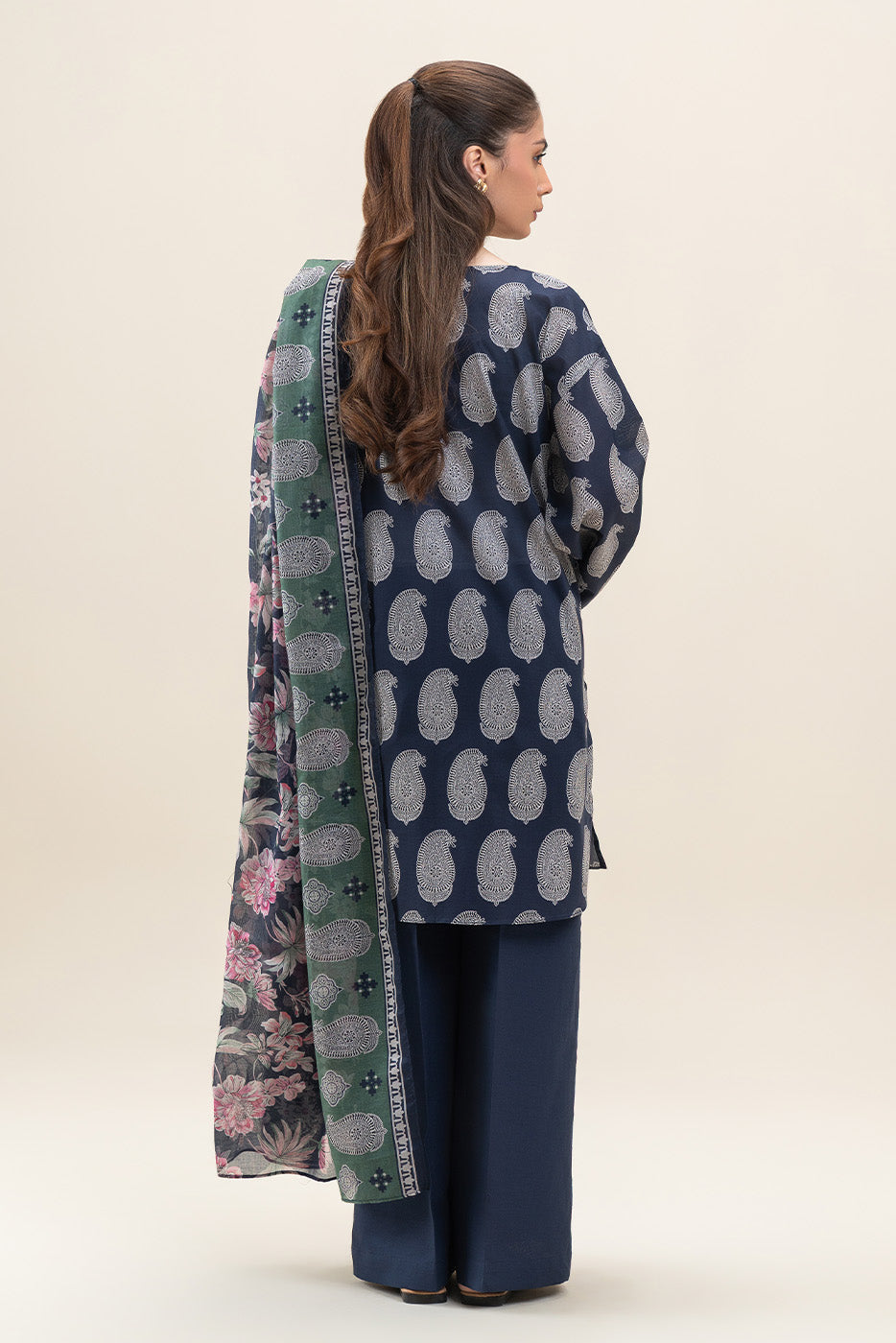 3 PIECE PRINTED LAWN SUIT-ETHNIC VERVE (UNSTITCHED)