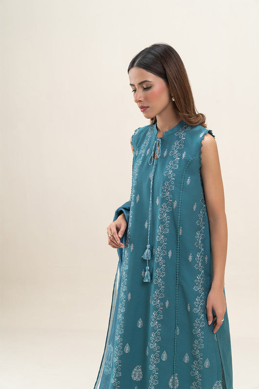 3 PIECE EMBROIDERED LAWN SUIT-AEGEAN CHARM (UNSTITCHED)