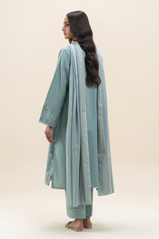 3 PIECE EMBROIDERED LAWN SUIT-TRIBAL AURORA (UNSTITCHED)