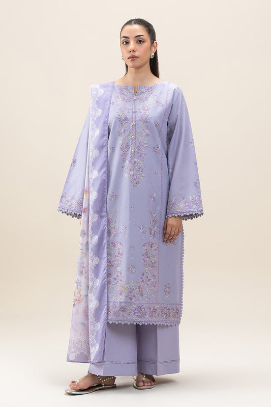 3 PIECE EMBROIDERED LAWN SUIT-WINSOME BLOOM (UNSTITCHED)