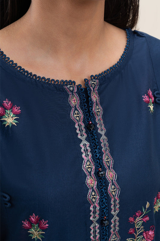 3 PIECE EMBROIDERED LAWN SUIT-CERULEAN DREAM (UNSTITCHED)