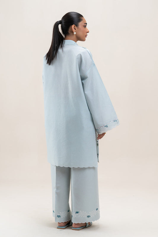 2 PIECE EMBROIDERED LAWN SUIT-DIVINE SKY (UNSTITCHED)